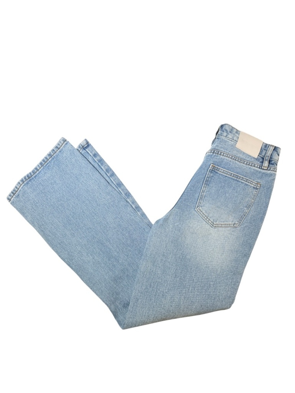 Prosperity high-rise wide leg 100% cotton distressed jeans size 3 / 26